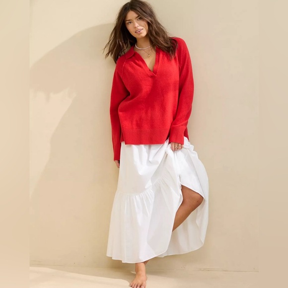 AERIE unREAL Oversized Polo Sweater - Picture 3 of 6